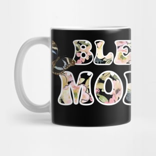 Beautiful Blessed Momma Floral Butterfly Design Mug